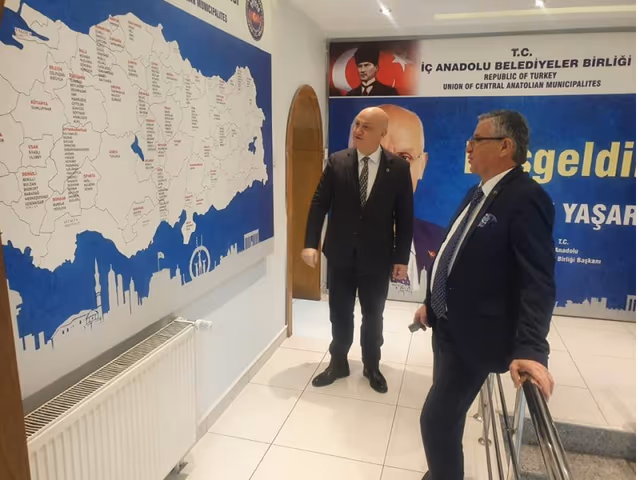Antalya/Kemer Belediye Başkanından Birliğimize ziyaret